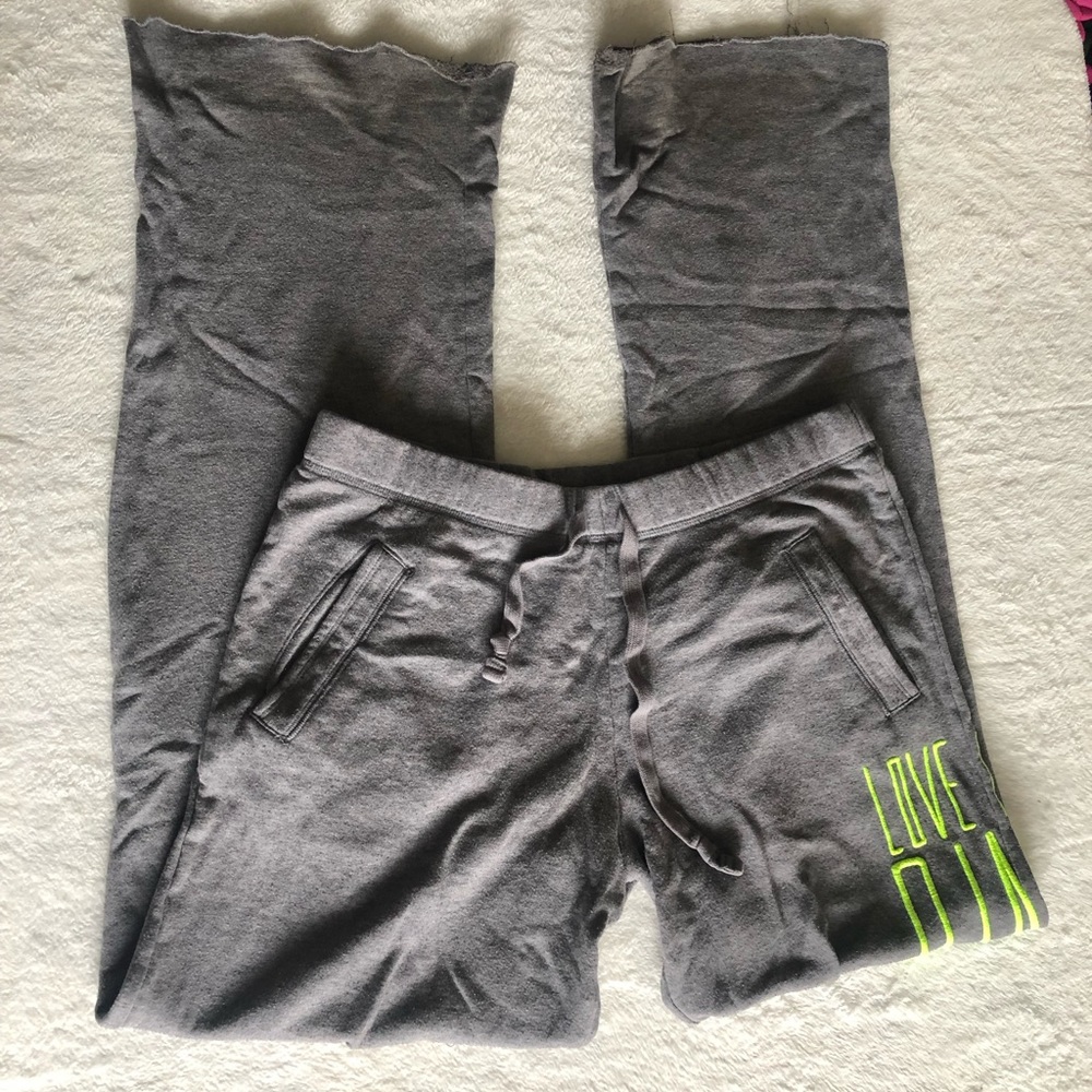 PINK Gray Sweatpants S